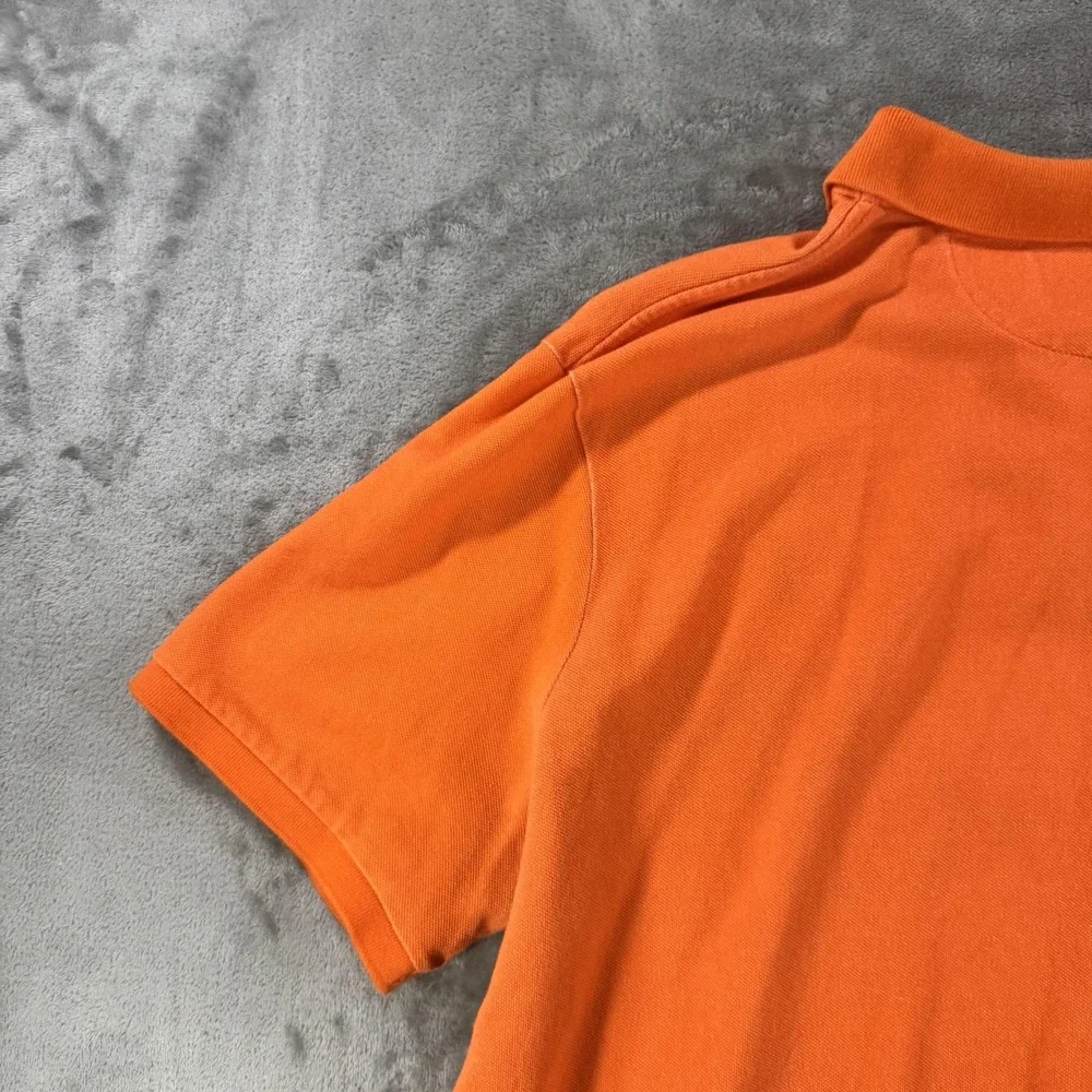 Polo Ralph Lauren Signal Speedboat Polo Shirt Men's XL Orange Classic Fit
